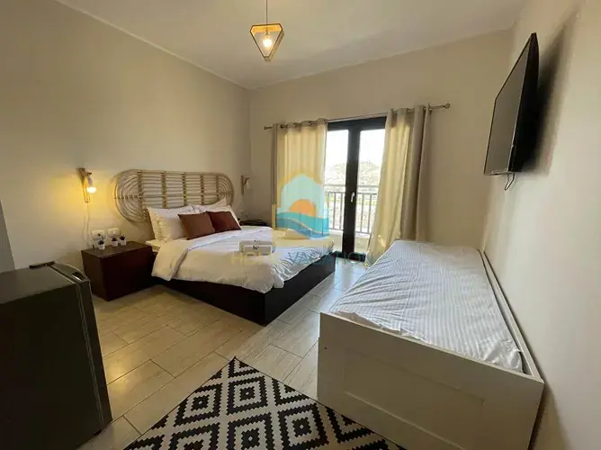 A Furnished Studio With a Private Roof for Short-Time Rent in Al Dau Heights